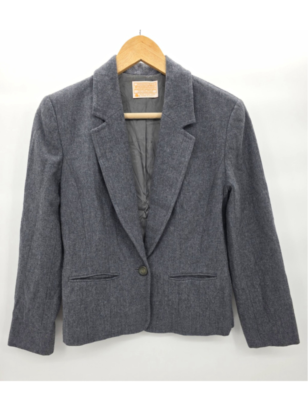 Pendleton Blazer Jacket Size 6 100% Virgin Wool Vintage Made USA Old Money